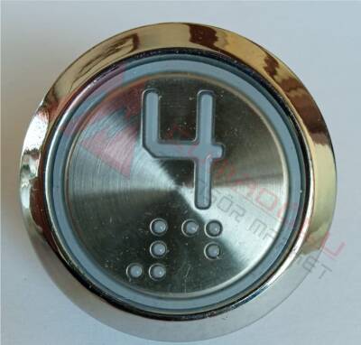 4.Kat Asansör Buton Düğmesi