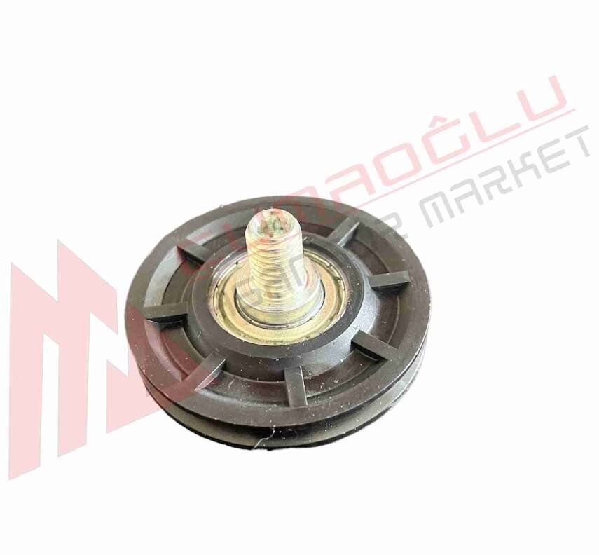 Asansör Kapı Halat Makarası Pimli Ø56 M10 Düz Pim  - 1