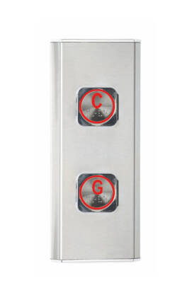 Asbuton Asansör Monşarj Kat Paneli Çift Buton