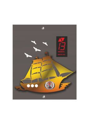 Asbuton Asansör Sıva Altı Kat Paneli  -  Dekoratif