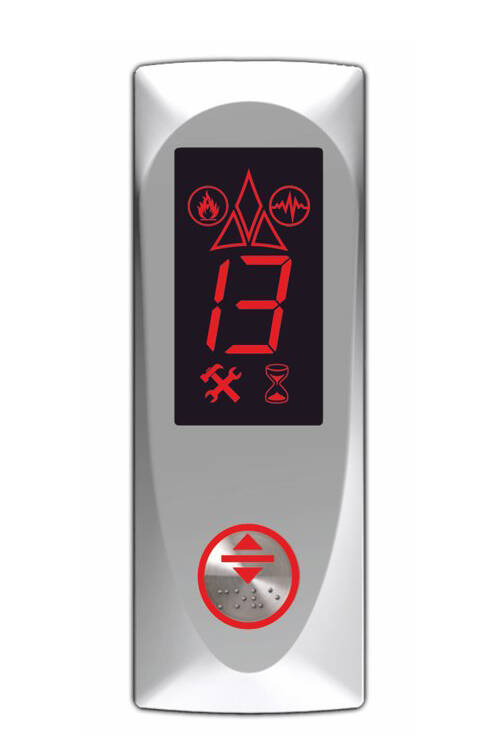 Asbuton Asansör Sıva Üstü Kat Paneli Elegance Serisi - 1