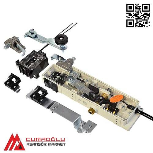 Canlift CL-05 MID Çift Emniyetli Tek Dilli Çift Kanatlı Asansör Kat Kapı Kilidi - 1
