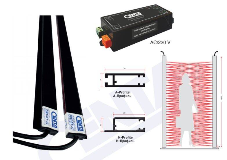 Centa Asansör Boy Fotosel DT-42 - 1