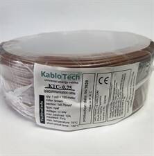 KabloTech 0,75 Nyaf Kablo 100 Metre Kahverengi
