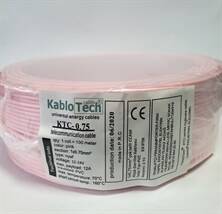 KabloTech 0,75 Nyaf Kablo 100 Metre Pembe - 1