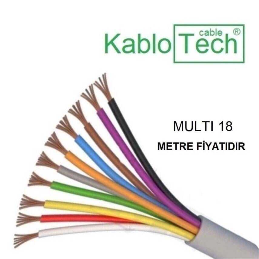 KabloTech MULTI-18 ''18x0,60mm²'' Sinyal Kablosu - 1